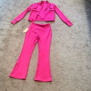 Stylish Pink Women's Pants & Jumpsuit Set